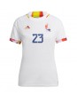 Belgien Michy Batshuayi #23 Auswärtstrikot für Frauen WM 2022 Kurzarm